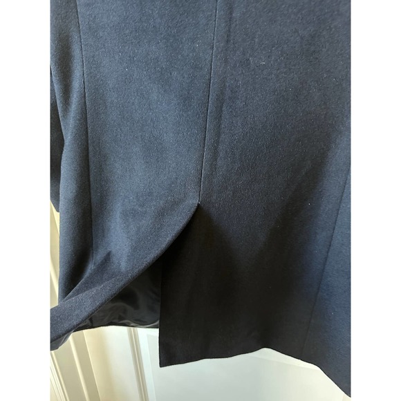 TNGT Today 'N Going On Tomorrow Mens Chester Wool Blend Long Navy Coat - Picture 7 of 9